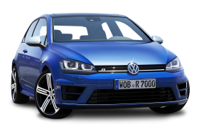 Volkswagen Golf Blue Car PNG