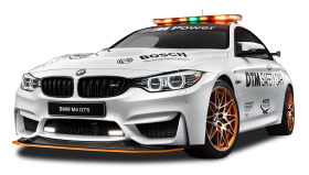 White BMW M4 GTS Safety Car PNG
