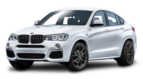 White BMW X3 Car PNG
