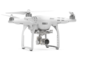 White Flying Drone PNG