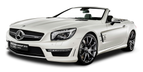 White Mercedes AMG SL63 Car PNG