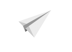 White Paper Plane PNG