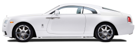 White Rolls Royce Wraith Car PNG