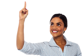 Women Pointing Top PNG