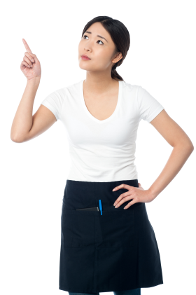 Women Pointing Top PNG