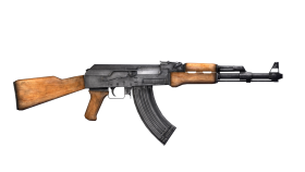 Wooden AK-47 PNG