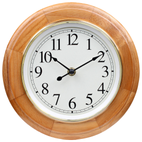 Wooden Wall Clock PNG