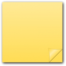 Yellow Sticky Notes PNG