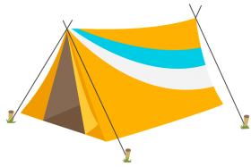 Yellow Tent PNG