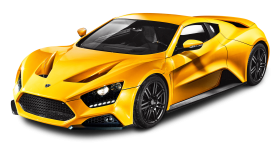 Yellow Zenvo ST1 Car PNG