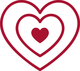 Red Heart Outline PNG
