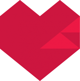 Red Pixel Heart PNG