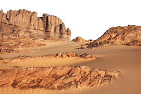 Rocky and Sandy Terrain PNG