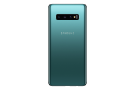Samsung Galaxy S10 Prism Green Back PNG