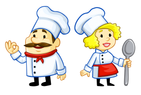 Two Chefs cartoon PNG