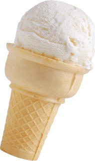 Vanilla Small Horn Ice Cream PNG