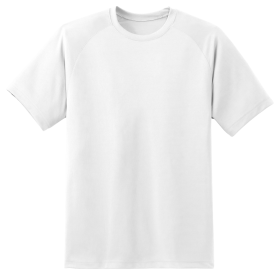 White shirt hot sale transparent