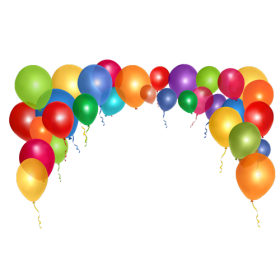 Multicolor Balloon Bow