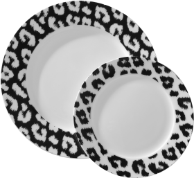 Black And White Plates