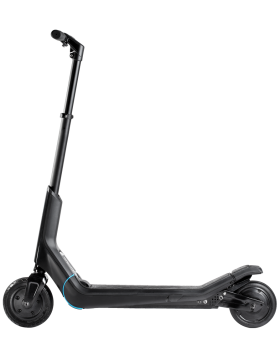 Black Modern E-Scooter Organic Design