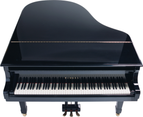 Black yamaha Piano