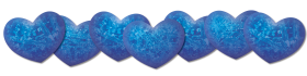 Blue Color Hearts