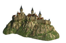 Cut-out Castle on a Hill