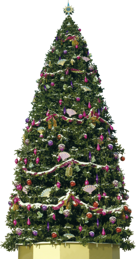 Big Decorative Christmas Tree