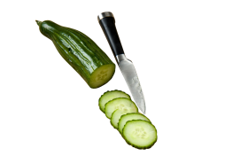 Cucumber in slices