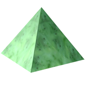 Green Marble Pyramid