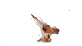 Explosion Fireball Effect PNG