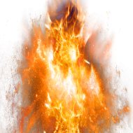 Explosion with Fire PNG