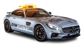 Gray Mercedes AMG GTS Safety Car