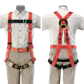 Men Climbing Harness Front and Back