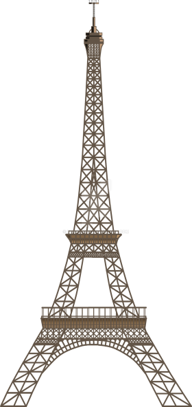 Two Dimensional Eiffel Tower – Paris