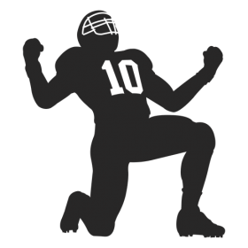 American Football Player Clipart