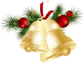 Traditional Golden Christmas Bell