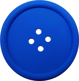 Blue Sewing Button With 4 Hole