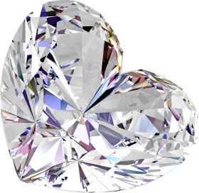 Brilliant Diamond Love Shaped