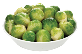 Brussel Sprouts in Bowl