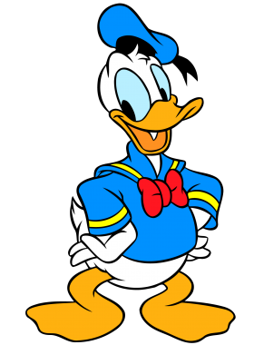Donald Duck  Happy