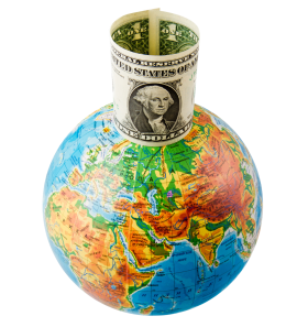 Globe With Dollar