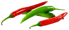 Green and Red Chilli