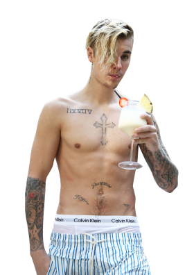 Justin Bieber in Underpants