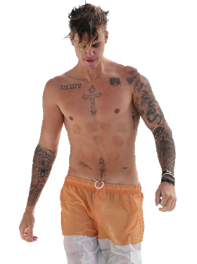 Justin Bieber Topless