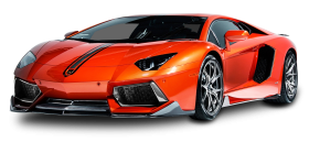 Lamborghini Aventador Coupe Red Car