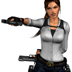 Lara Croft |  Tomb Raider  With Guns