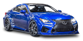 Lexus RC F Blue Car