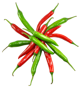 Red and Green Chilli