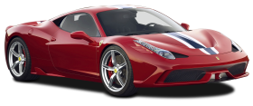 Red Ferrari 458 Speciale Car